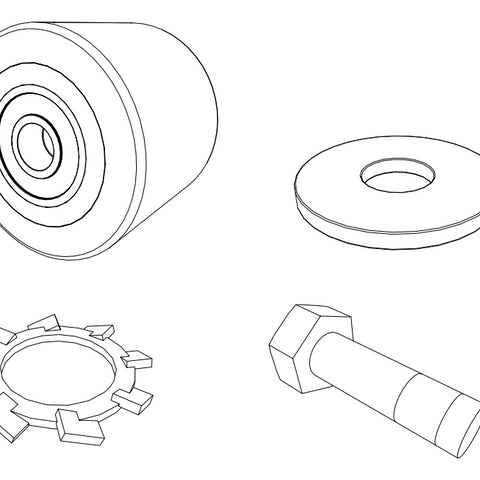 Numatic 914004 Rear Wheel Kit