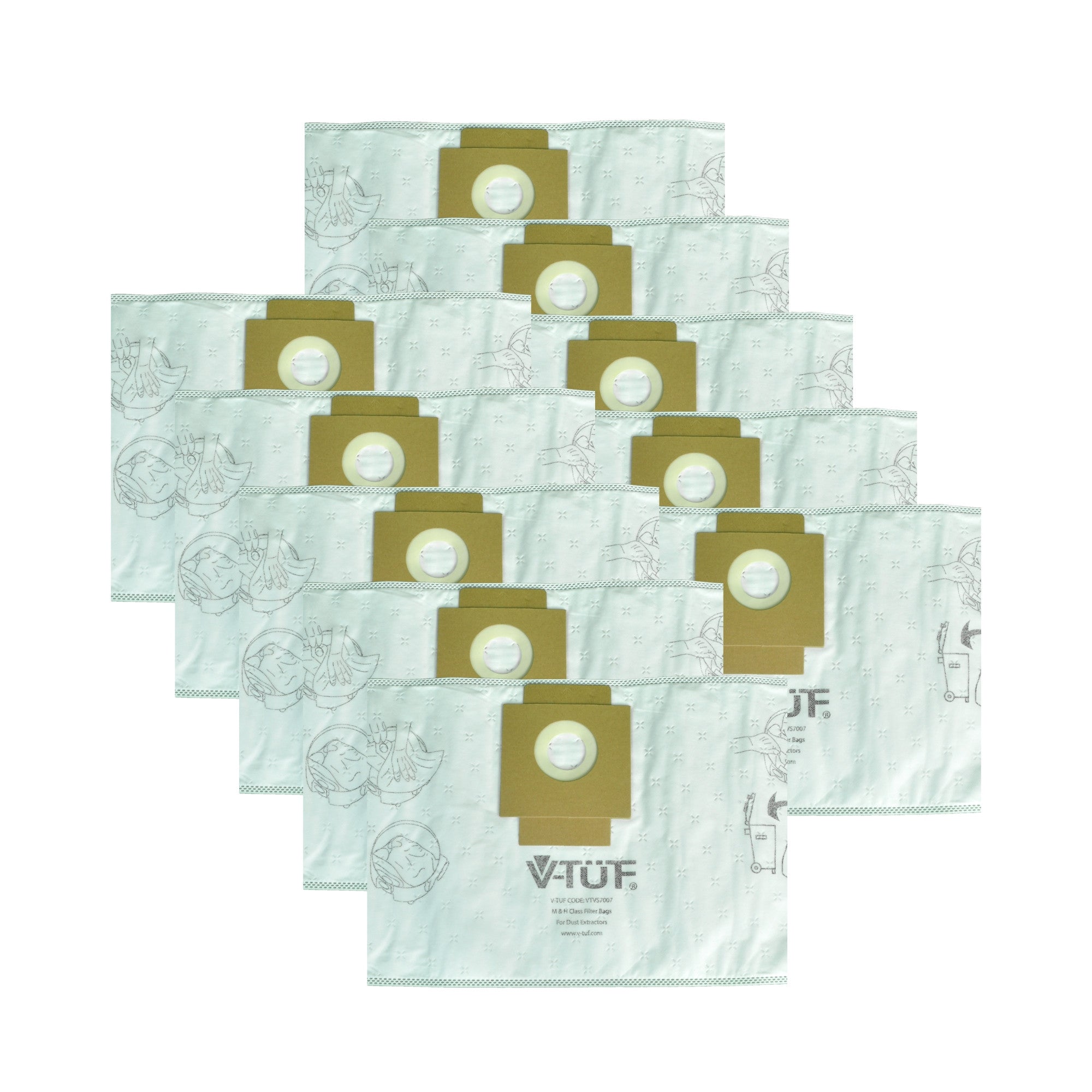 V-TUF VTM401 Vacuum Bags 10 Pack