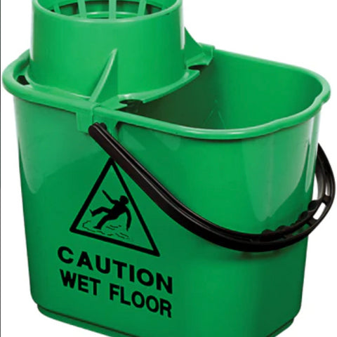 Exel Mop Bucket And Wringer 15 Litre Various Colours - Robert Scott