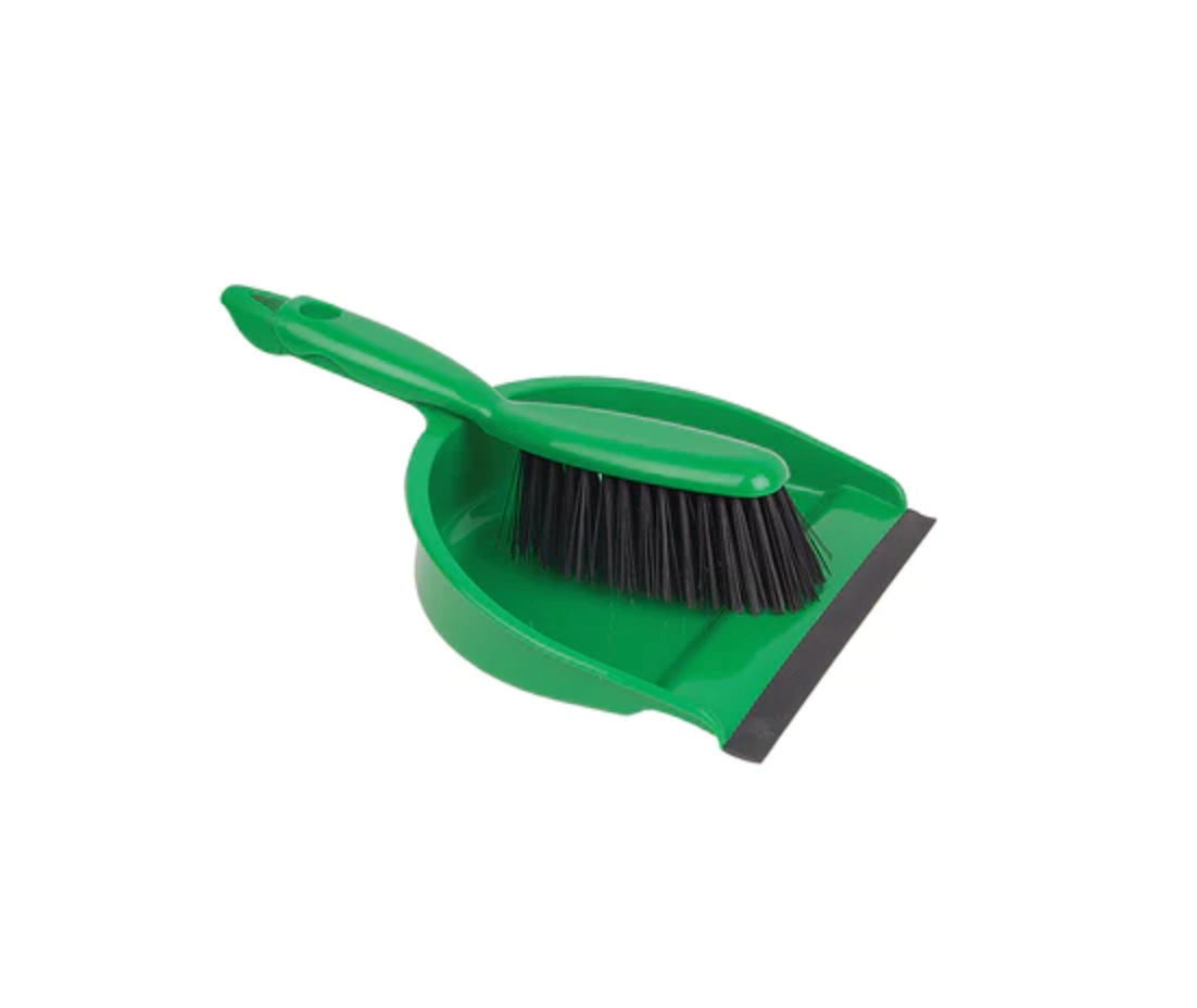 Dustpan & Brush Set Stiff Various Colours 102942 - Robert Scott