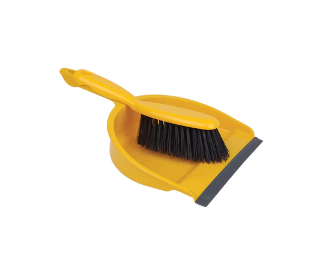 Dustpan & Brush Set Stiff Various Colours 102942 - Robert Scott