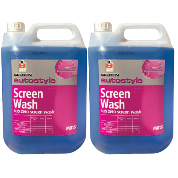 Screen Wash Sub Zero Windscreen Cleaner M015 5 litre - Selden