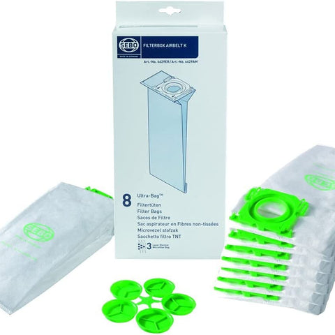 Sebo Airbelt K1 Vacuum Bags 6629ER (8 Pack)