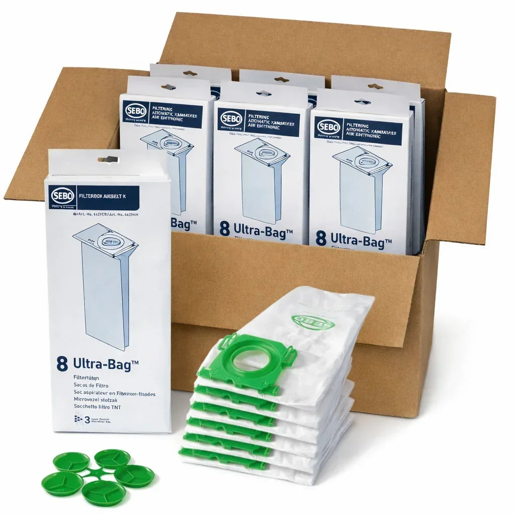 Sebo Airbelt K1 Vacuum Bags 6629C (27 per case) BULK DEAL