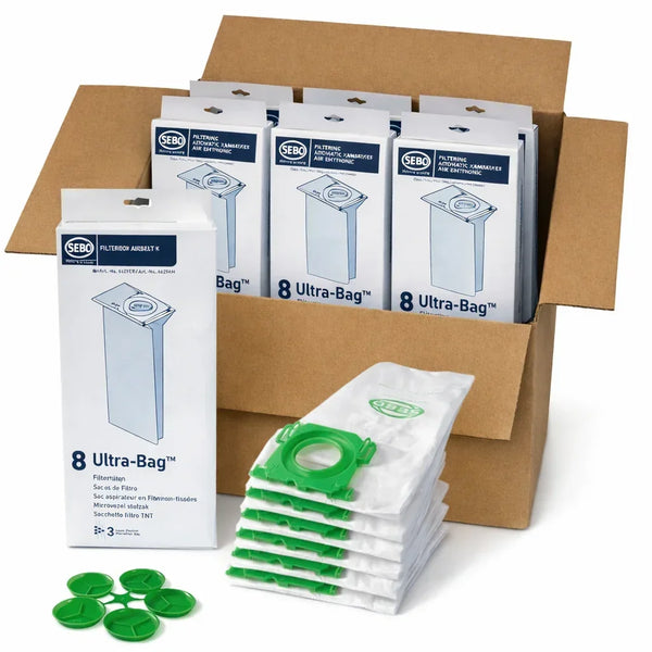 Sebo Airbelt K1 Vacuum Bags 6629C (27 per case) BULK DEAL