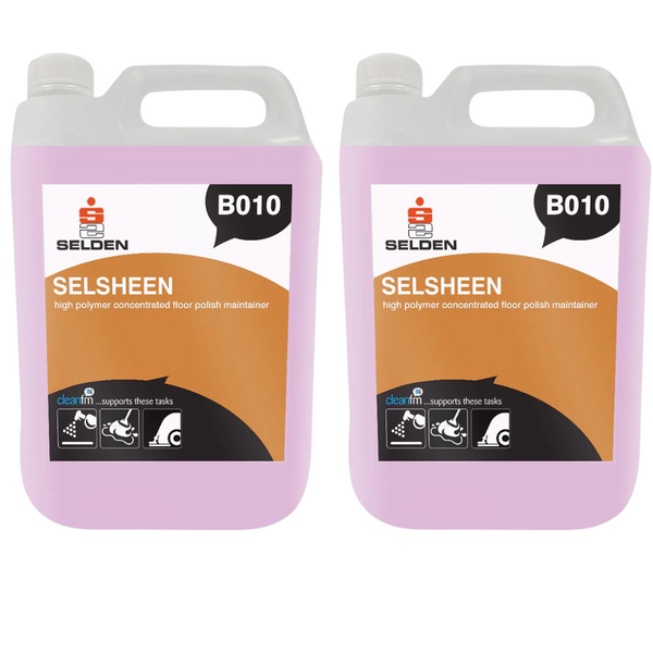 Resheen Floor Polish Maintainer Selsheen B010 5l (2 Pack) Selden
