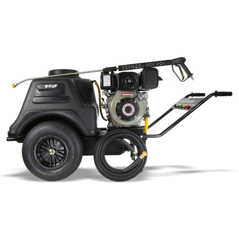 V-TUF TORRENT2D5 5HP Yanmar Mini-Bowser 150L Diesel Pressure Washer 150Bar 13L/Min