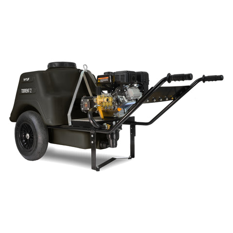 V-TUF TORRENT2 7HP Mini-Bowser 150L Petrol Pressure Washer 190Bar (2755Psi) 13L/Min