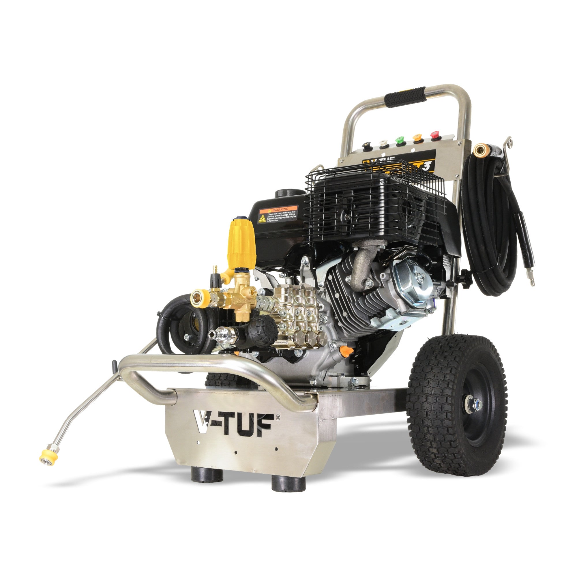 V-TUF TORRENT3DP 15HP Petrol Cold Pressure Washer 275Bar (4000Psi) 15L/Min