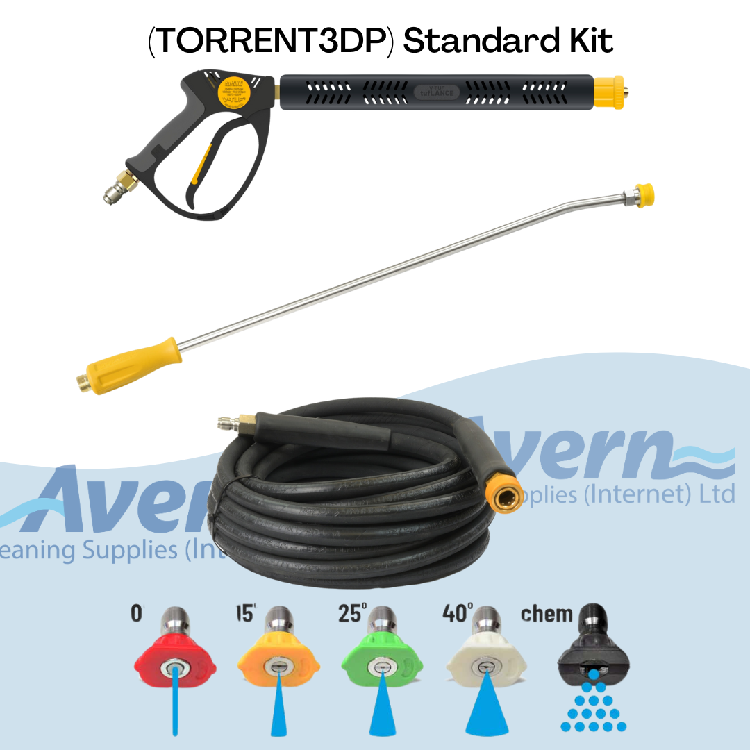 V-TUF TORRENT3DP 15HP Petrol Cold Pressure Washer 275Bar (4000Psi) 15L/Min