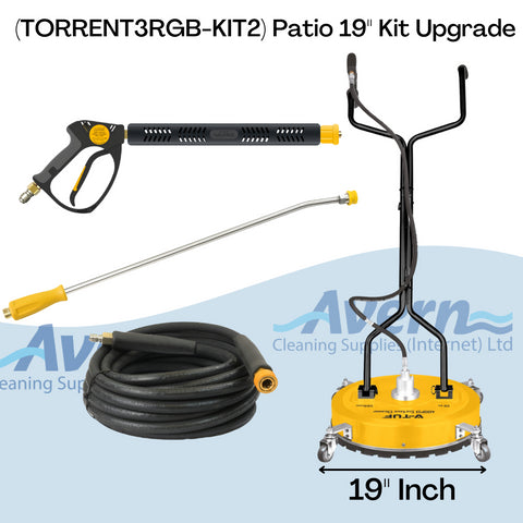 V-TUF TORRENT3RGB-KIT2 15H Petrol Cold Pressure Washer 275Bar (4000psi) 15L/Min Patio Bundle