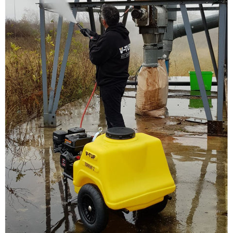 V-TUF TORRENT2 7HP Mini-Bowser 150L Petrol Pressure Washer 190Bar (2755Psi) 13L/Min