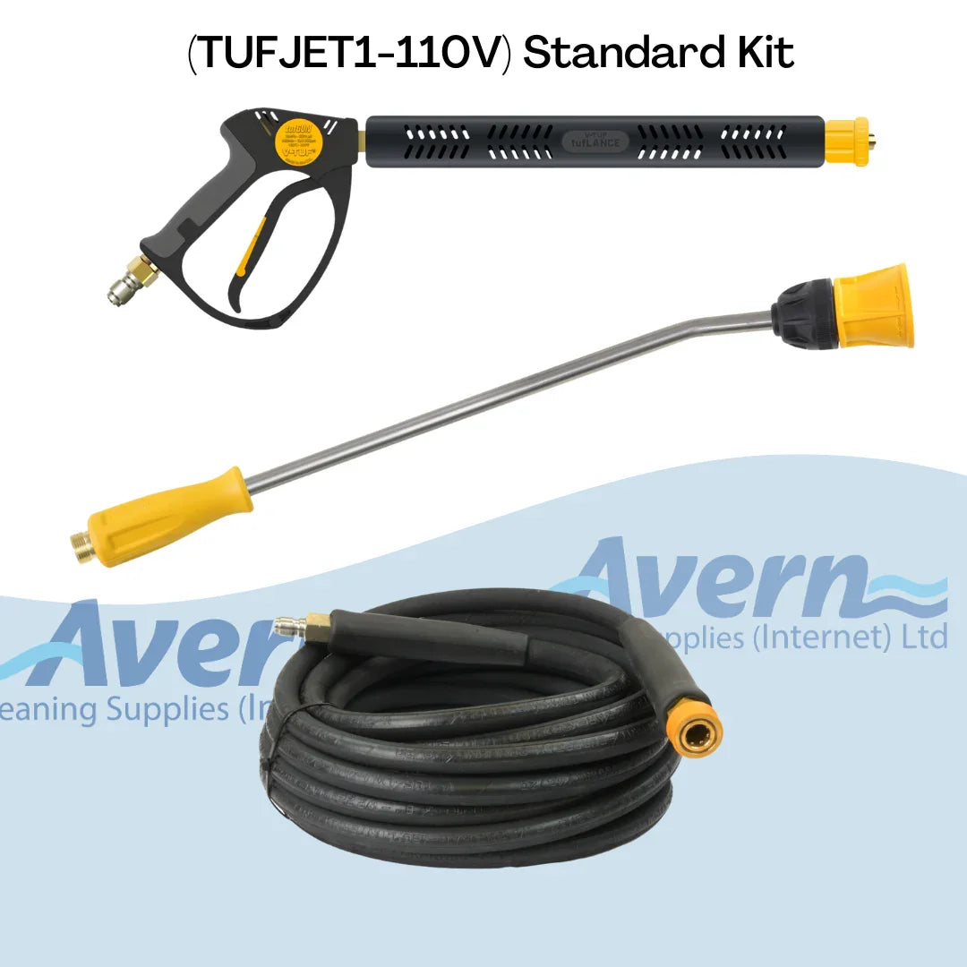 V-TUF TUFJET1-110V Cold Pressure Washer 100Bar 8L/Min 110v