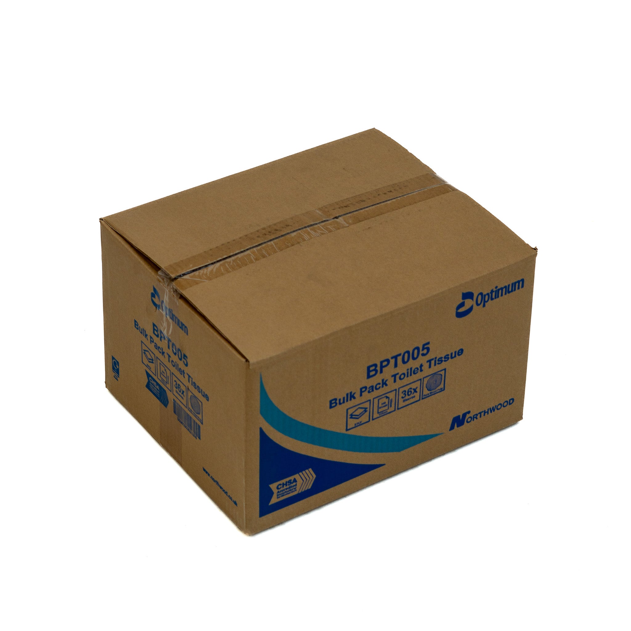 Bulk Pack Toilet Tissue 2ply 36 x 250Sheets (9000)  - BPT002