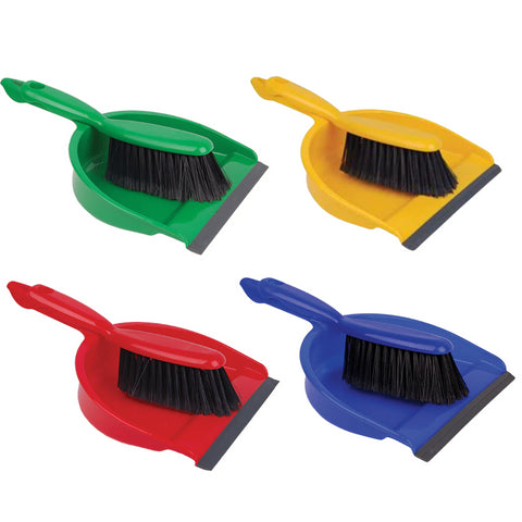 Dustpan & Brush Set Soft Various Colours - Robert Scott 102940