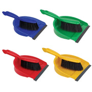 Stiff Dustpan & Brush Various Colours