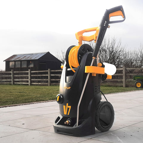 V-TUF V7 Commercial Pressure Washer 195Bar (2828PSI) MASTER Pro Car Patio Bundle
