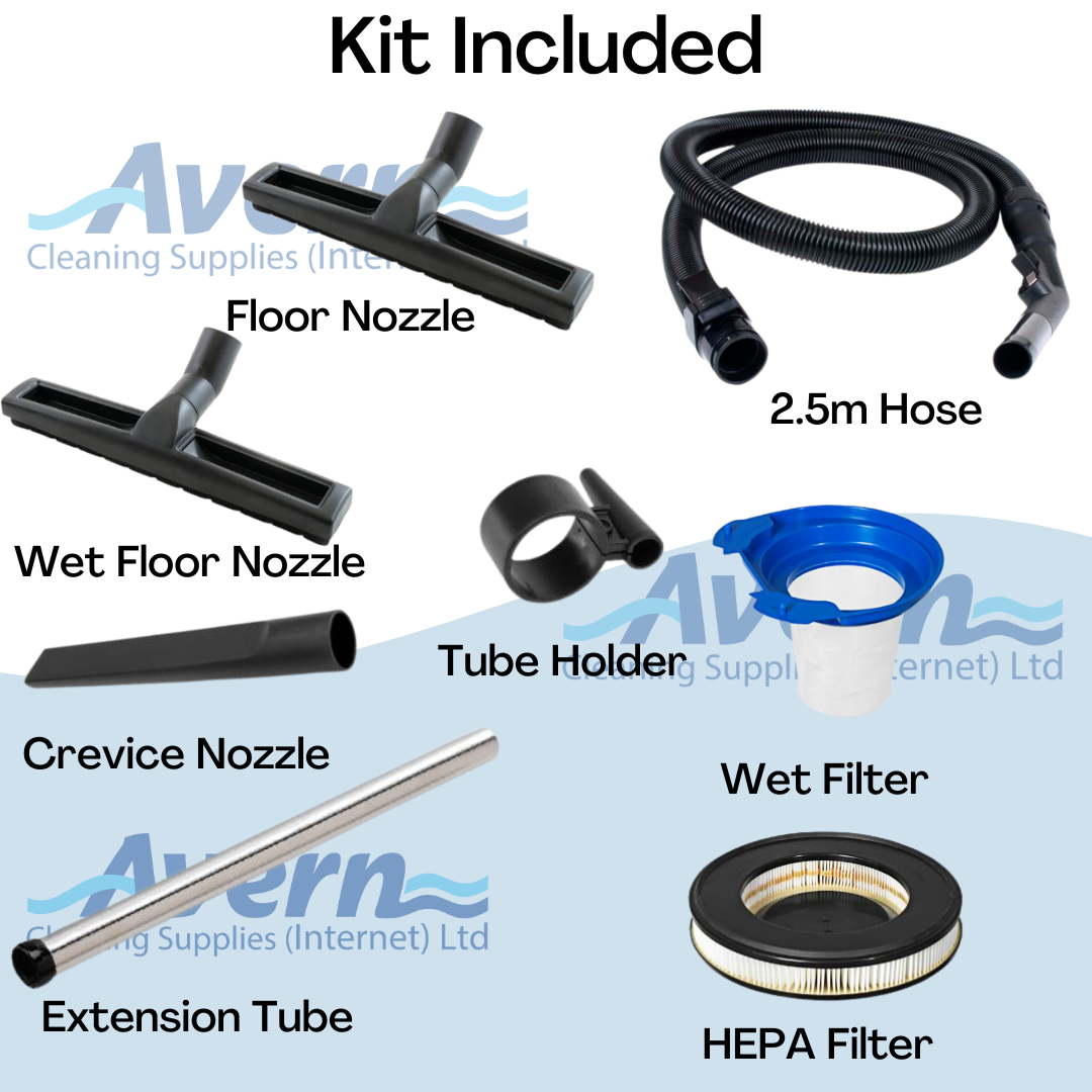 VL500-55L Wet & Dry Vacuum Cleaner Twin Motor 107405173 Nilfisk