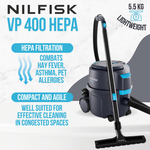 Nilfisk VP400 Hepa13 XECP Vacuum Cleaner - 107421170