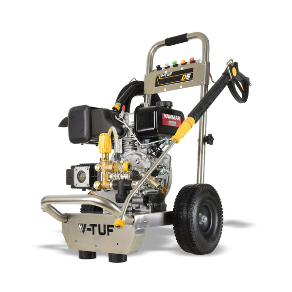 V-TUF D5 Diesel Cold Pressure Washer 150Bar front view