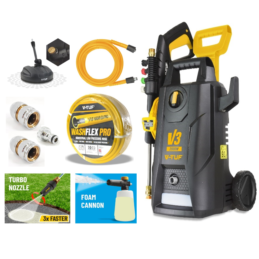V-TUF V3 Pressure Washer Bundle 150Bar TOUGH Bundle