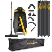 V-TUF XR11000 Wet & Dry Industrial Vacuum 80FT (25m) High Level Cleaning Kit 110L 3300W