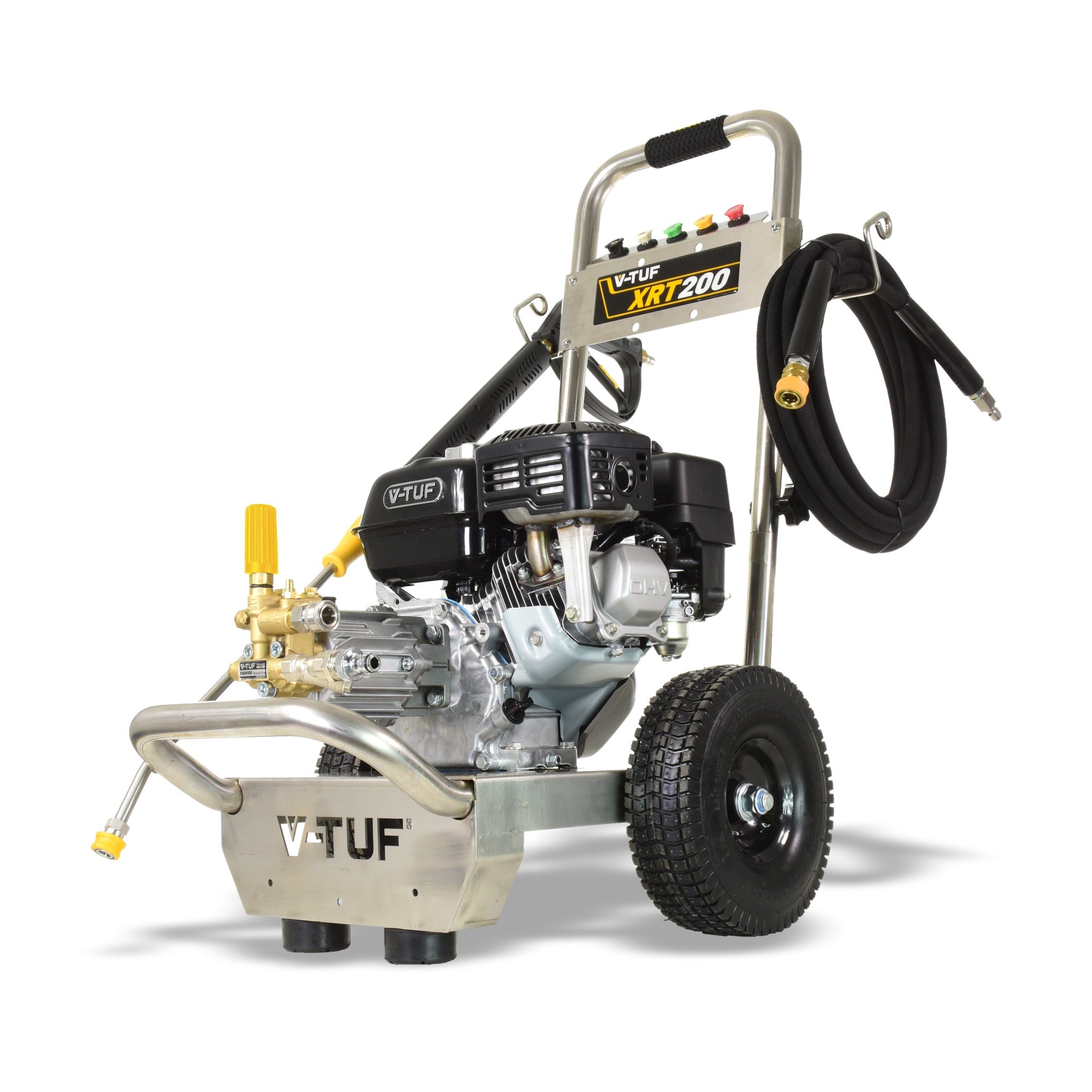 V-TUF XRT200 6.5HP Honda Petrol Cold Pressure Washer 190Bar (2755Psi) 12L/Min Patio Kit