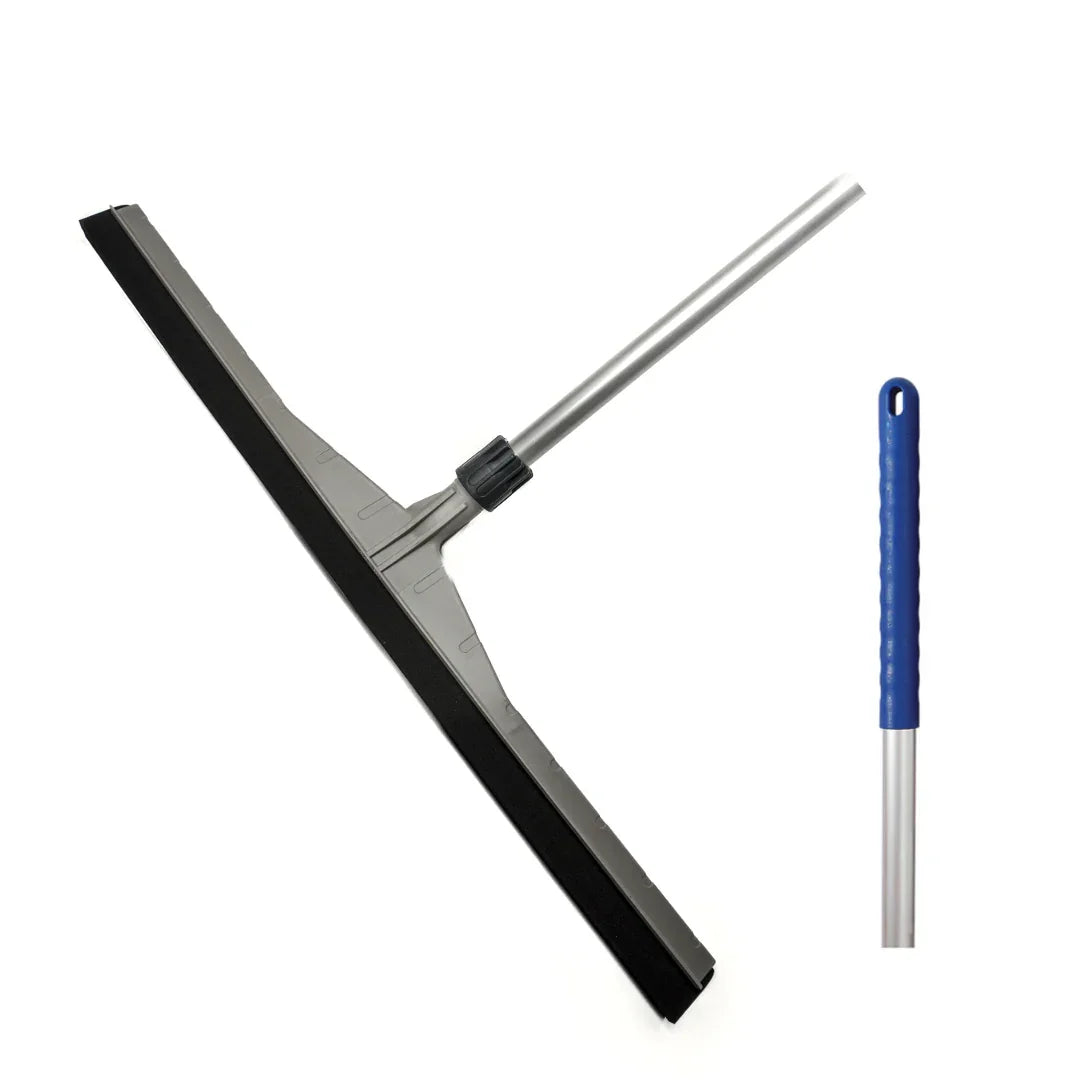 Heavy Duty Floor Squeegee Complete Inc Aluminum Handle 75CM 30" - 6 Pack