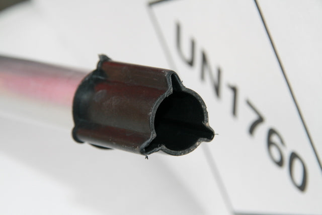 Handle with a push-fit attachment