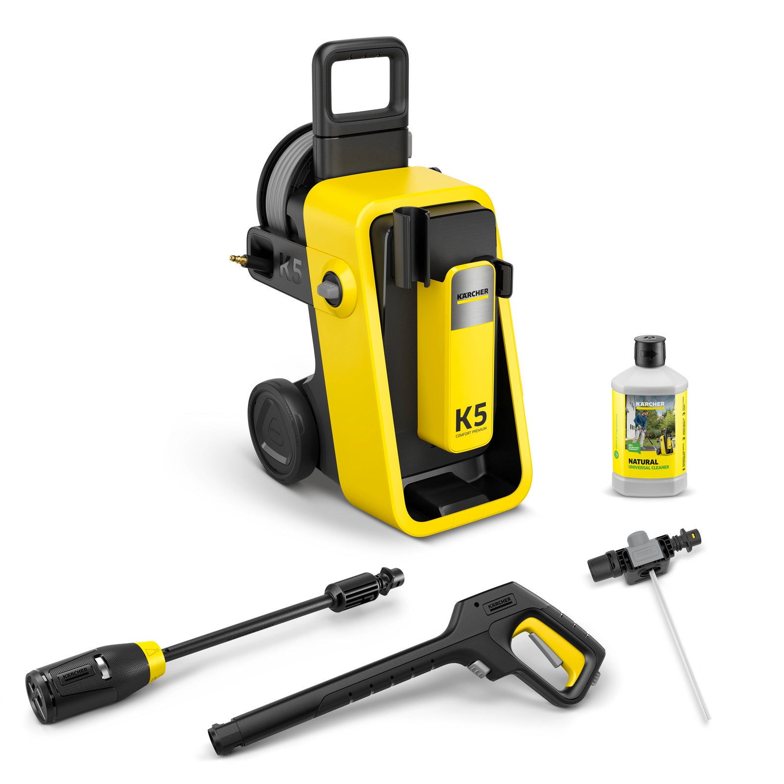 Karcher K 5 Comfort Premium 145Bar Cold Water Pressure Washer 8L/min 1.324-802.0