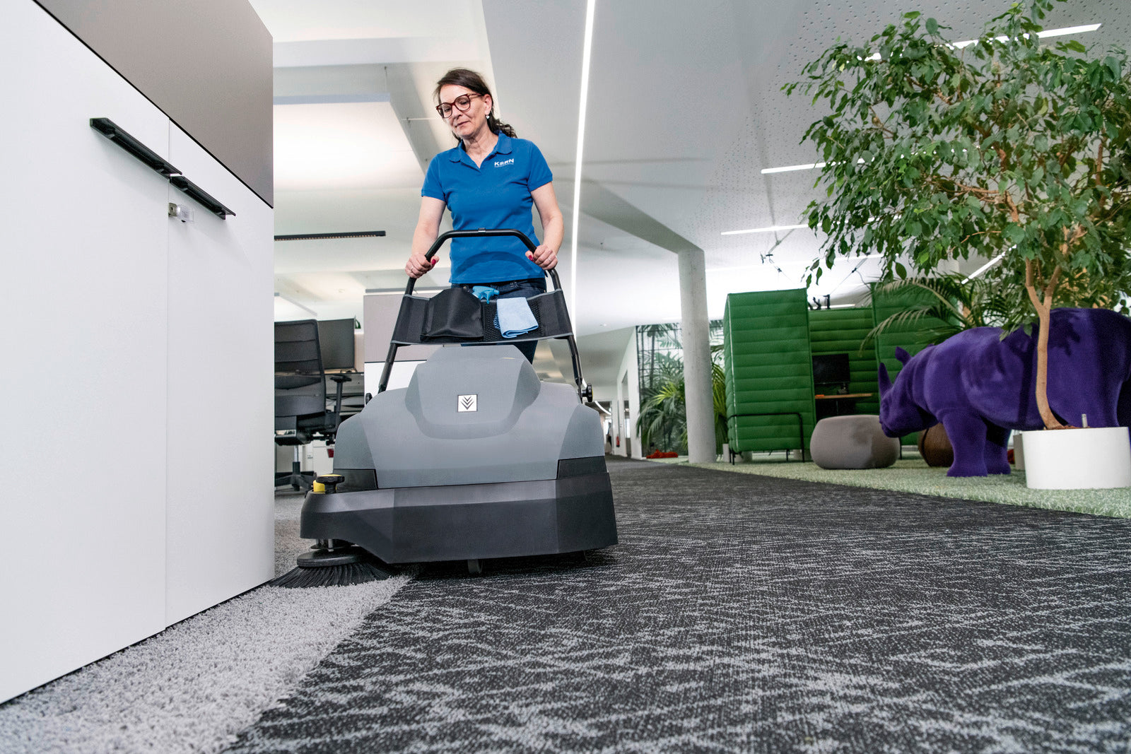 Karcher CVS 65/1 Bp Battery Powered Carpet Vacuum Sweeper - 1.517-301.0