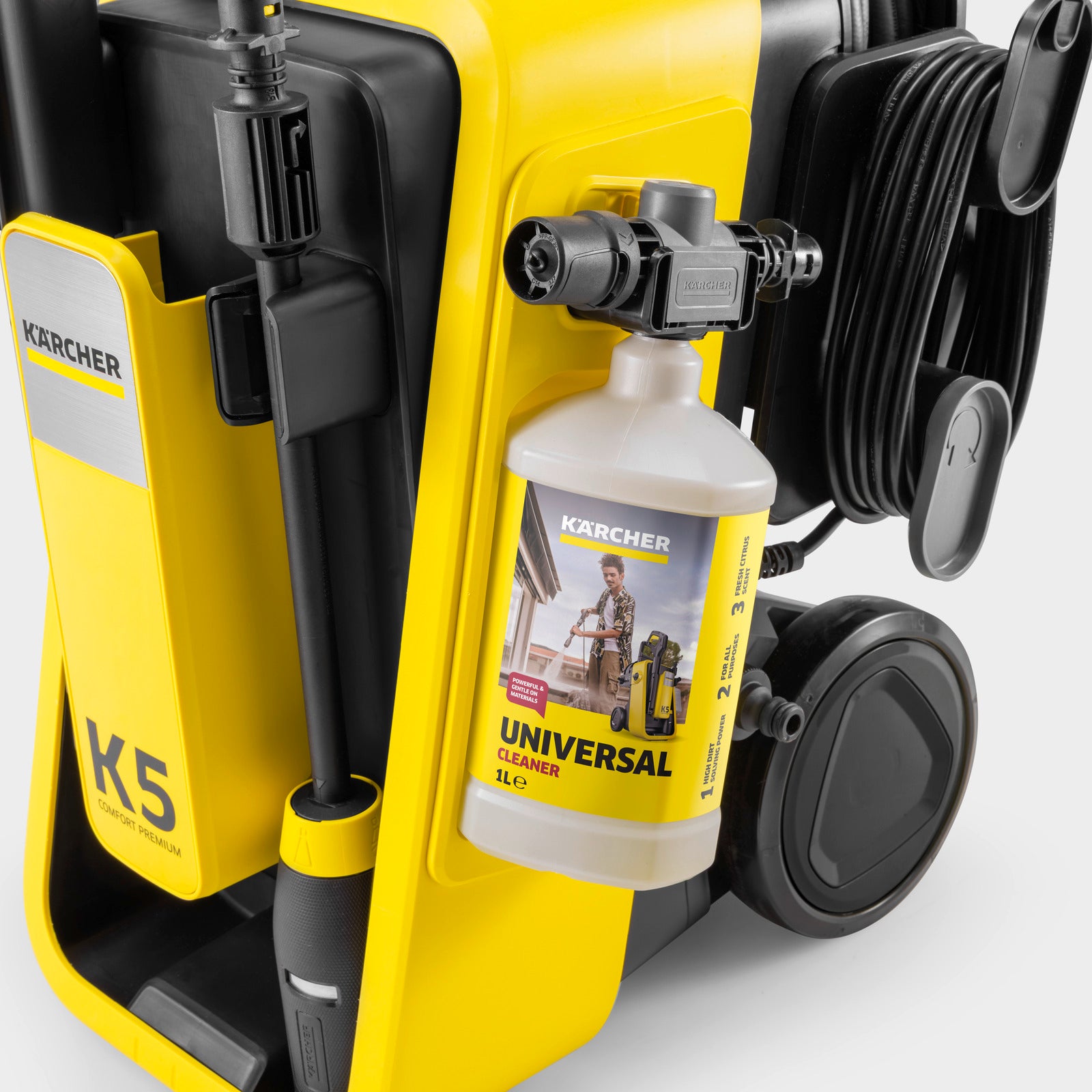 Karcher K 5 Comfort Premium 145Bar Cold Water Pressure Washer 8L/min 1.324-802.0