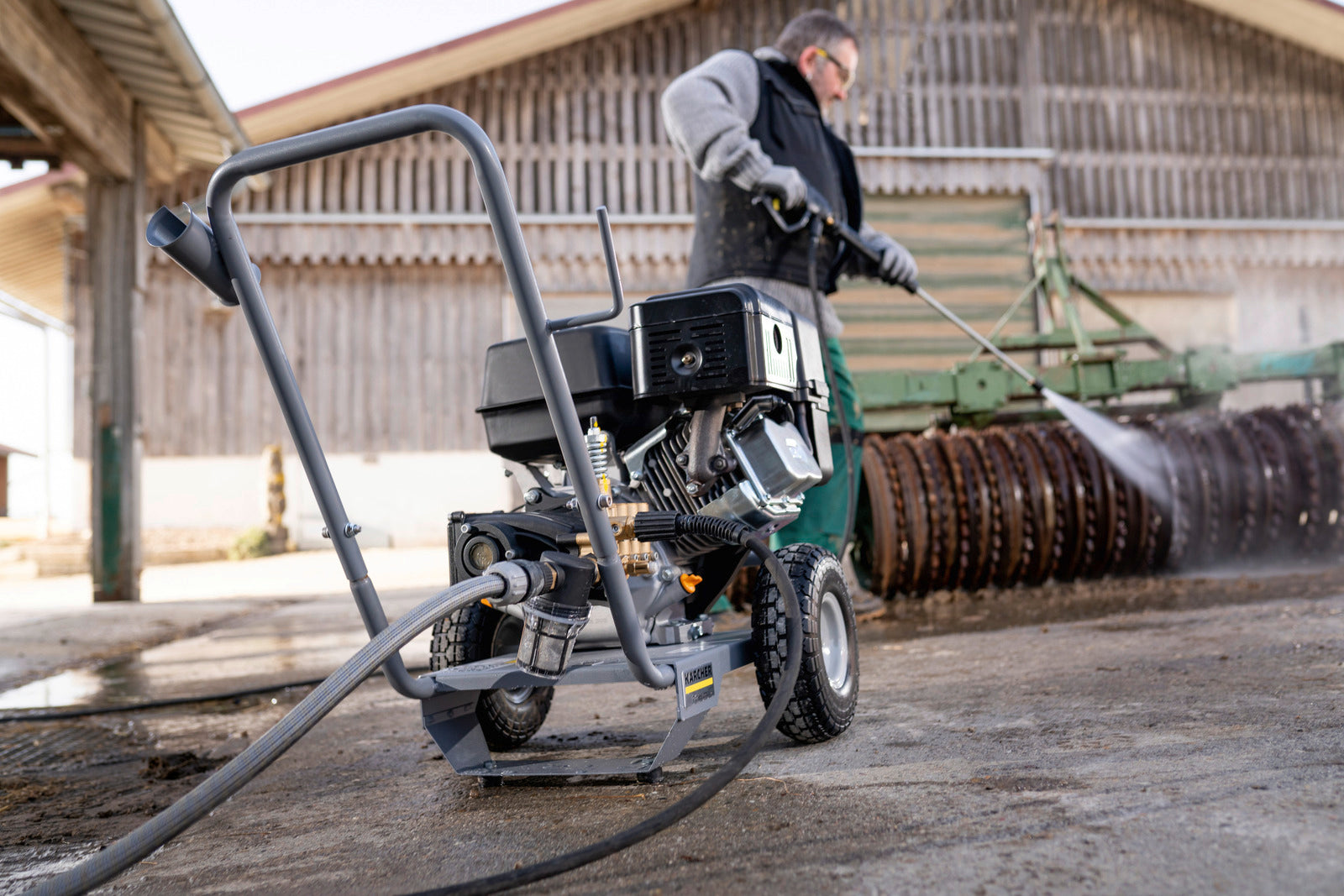 Karcher HD 6/15 G Classic 150Bar Cold Water Petrol Pressure Washer 1.187-010.0