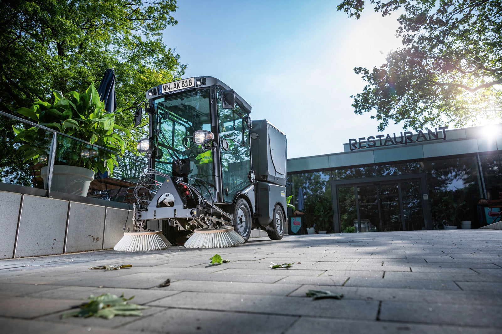 Karcher MC 80 Professional Municipal Sweeper  1.442-252.2