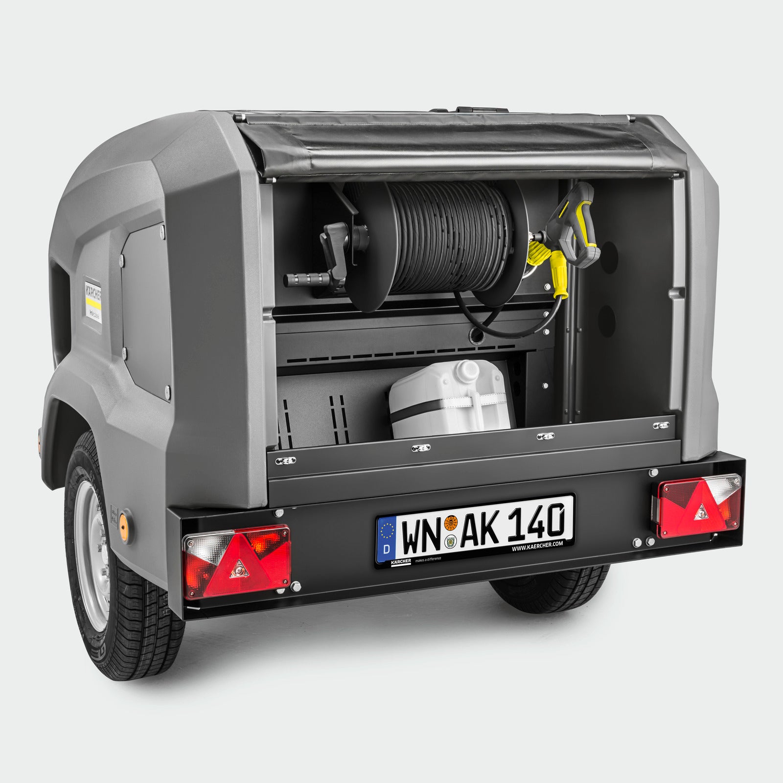 Karcher HD 9/23 De Tr1 230Bar Trailer Mounted Cold Water Pressure Washer 1.524-954.202