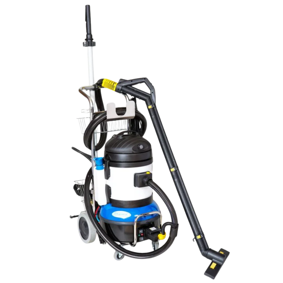 Duplex Jet Vac Compact industrial steam cleaner and vacuum for heavy duty sanitising and cleaning