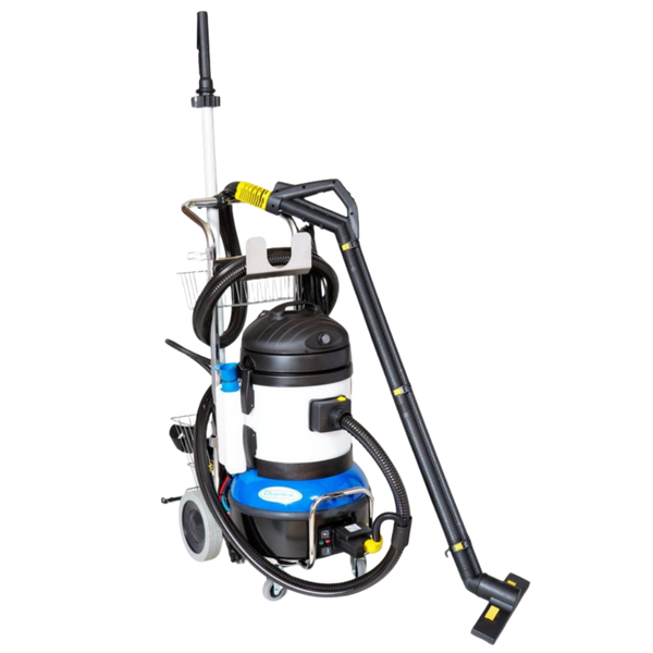 Duplex Jet Vac Compact industrial steam cleaner and vacuum for heavy duty sanitising and cleaning