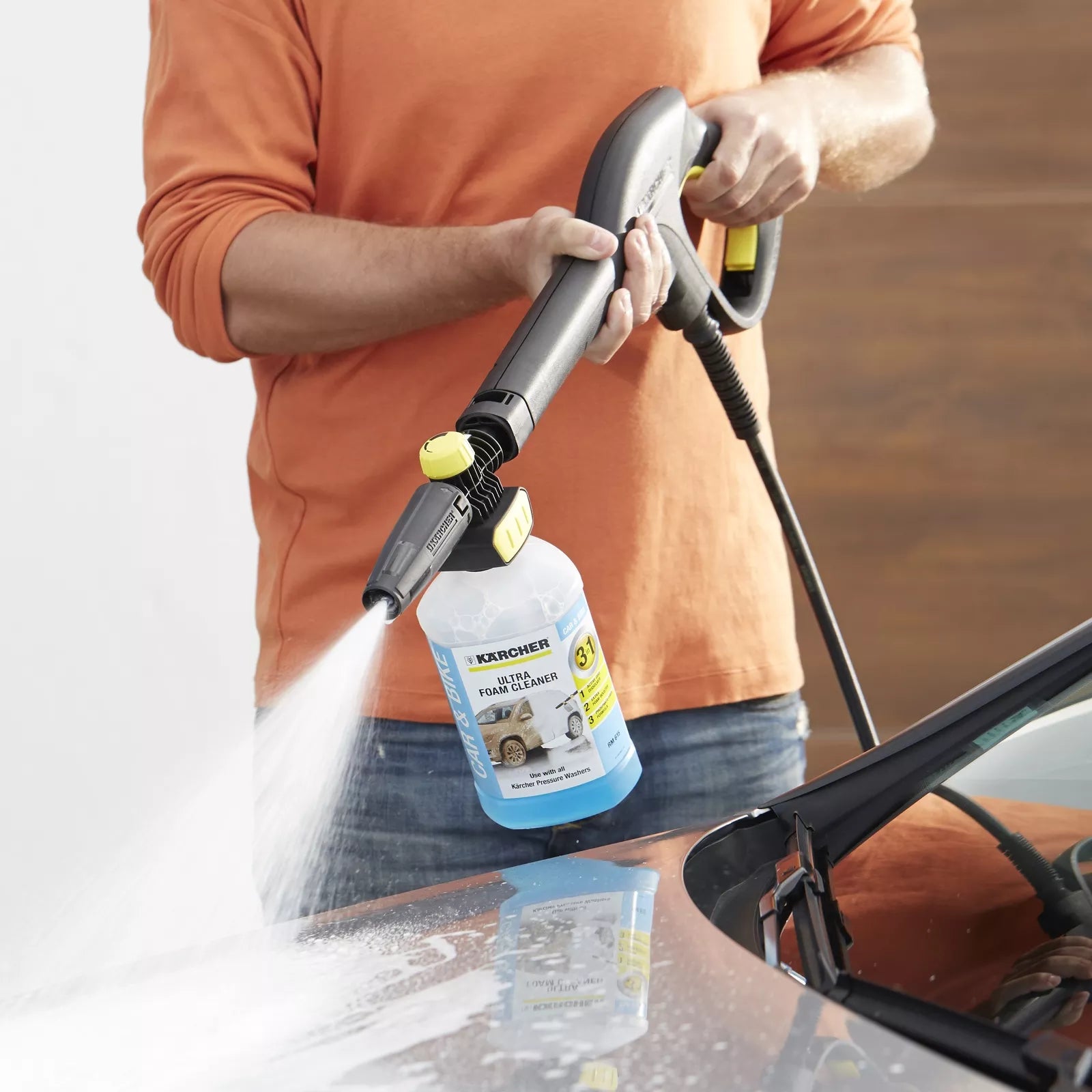 Karcher  FJ 10 C Connect 'n' Clean Foam Nozzle with Ultra Foam Cleaner 1L -  2.643-143.0