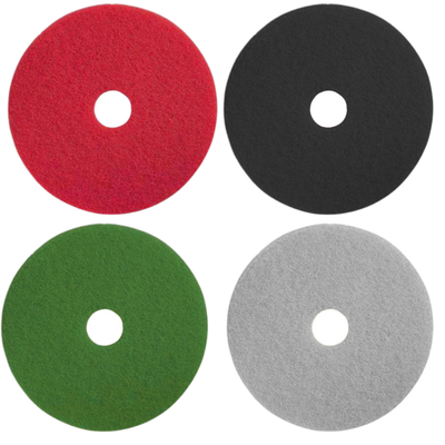 Floor Cleaning Pads Multiple Sizes Multiple Colours 5 Pack