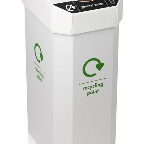 Indoor Recycling Bins 60L Paper Cans Plastic Mixed Recycling