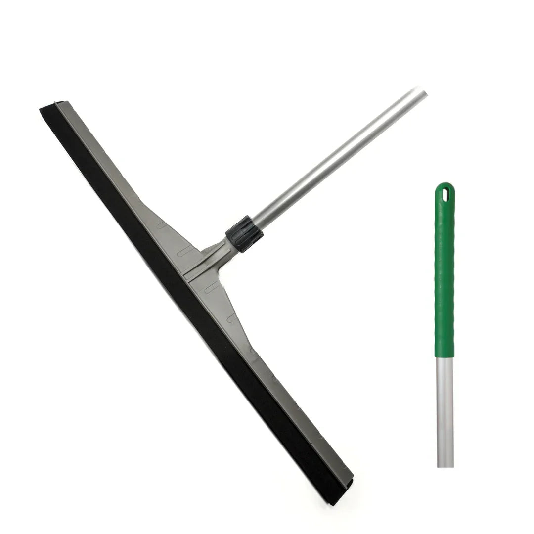 Heavy Duty Floor Squeegee Complete Inc Aluminum Handle 75CM 30" - 6 Pack