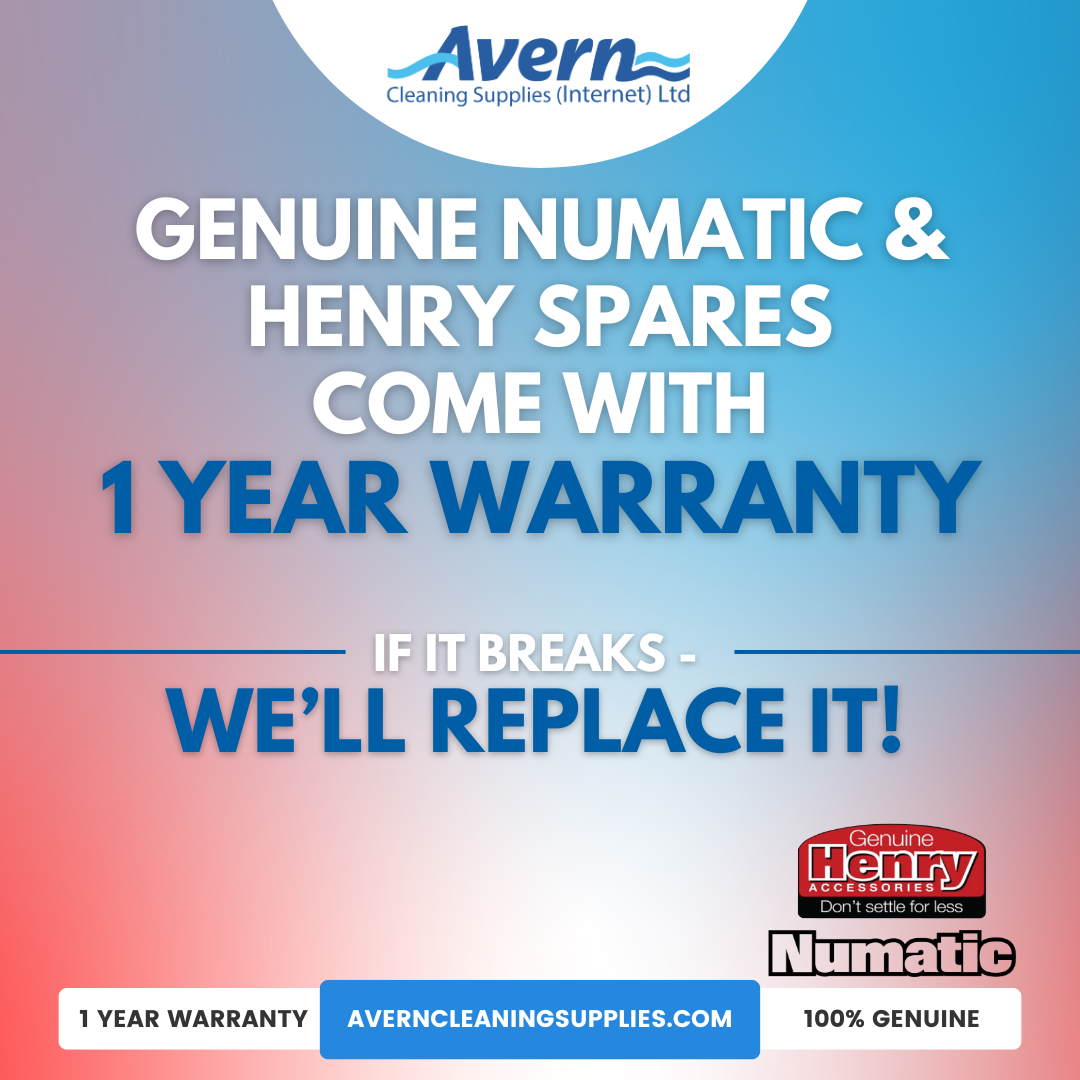 Genuine Numatic Henry & Hetty Hepa-Flo vacuum bags – includes 1-year replacement warranty graphic