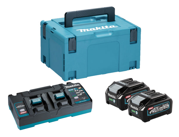 Makita 191U06-6 XGT 40V Power Source Kit 2 x 4.0ah Batterys BL4040 & DC40RB Charger