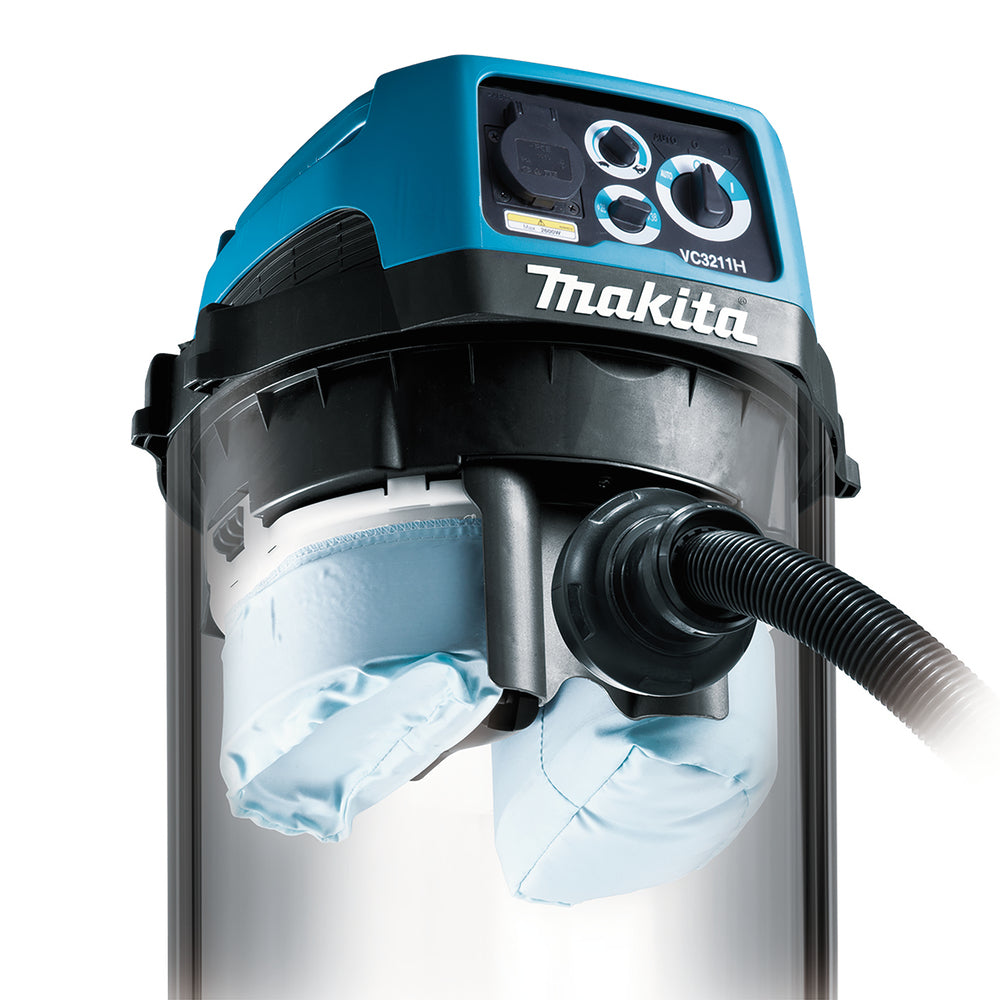 Makita VC3211HX1 1 H Class Dust Extractor 32L 110V Avern