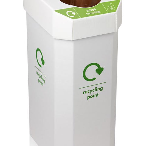 Indoor Recycling Bins 60L Paper Cans Plastic Mixed Recycling