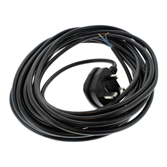 Numatic 236033 Mains Power Cable 10m x 1mm 2 Core (UK Plug)