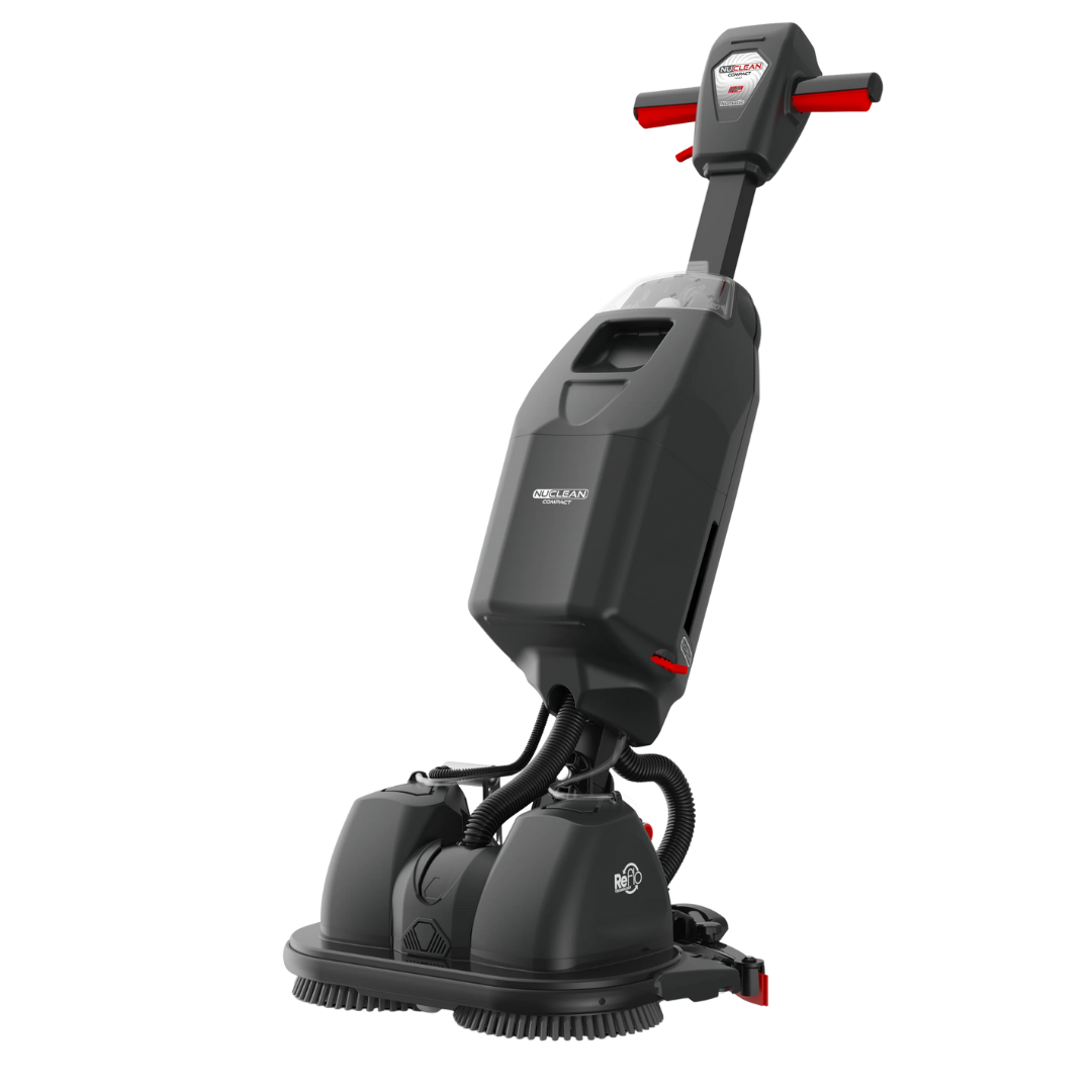 Numatic 440NX upright battery-powered floor scrubber dryer with dual brush system