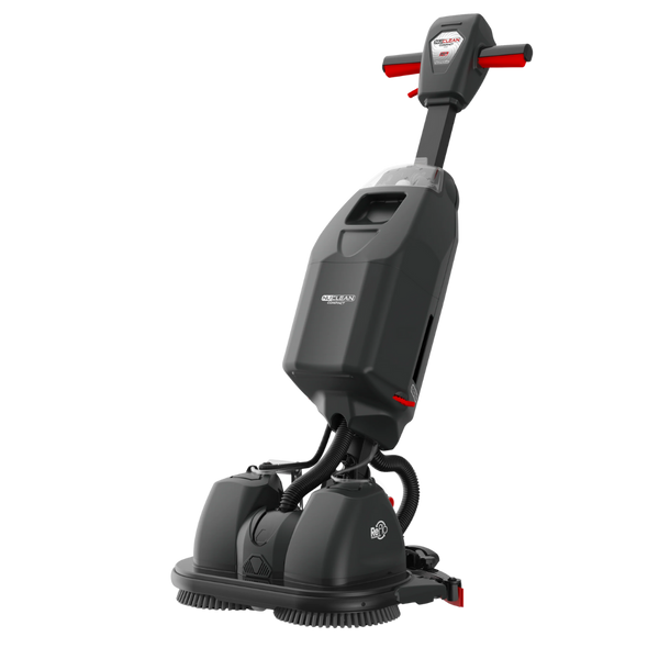 Numatic 440NX upright battery-powered floor scrubber dryer with dual brush system