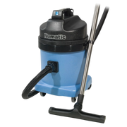 Numatic CVD570 industrial bagless wet and dry vacuum cleaner with wand and floor tool