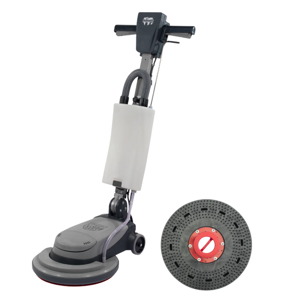 Numatic NLL415 LoLine floor cleaning and scrubbing machine with low-profile design